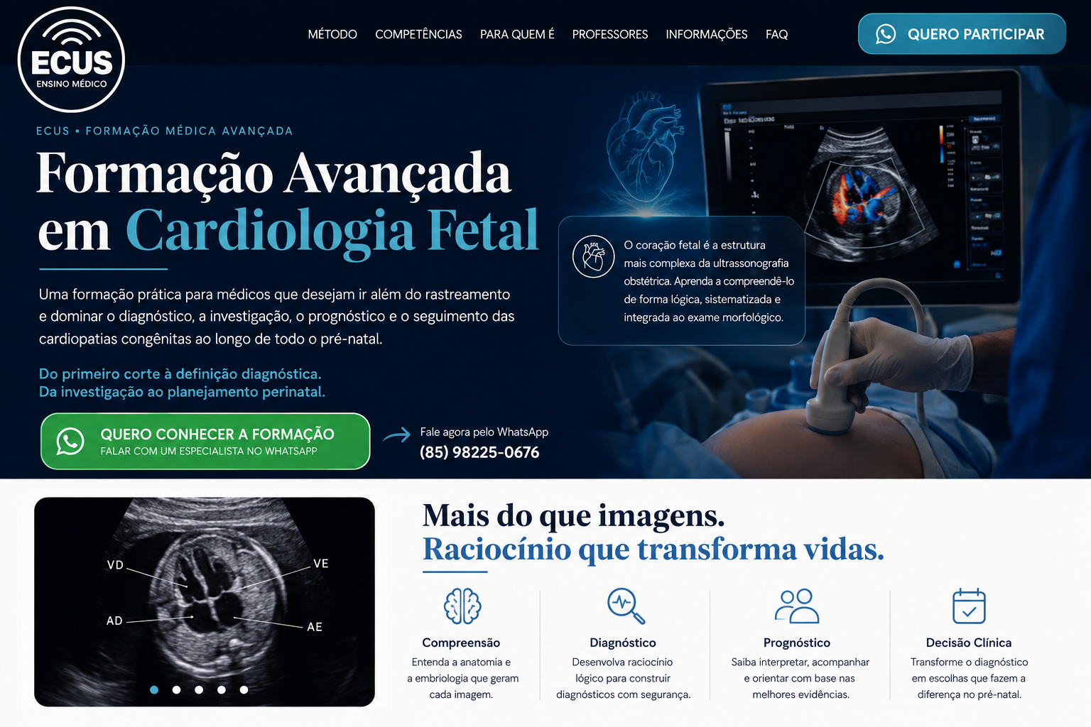 Formação Avançada em Cardiologia Fetal - ECUS